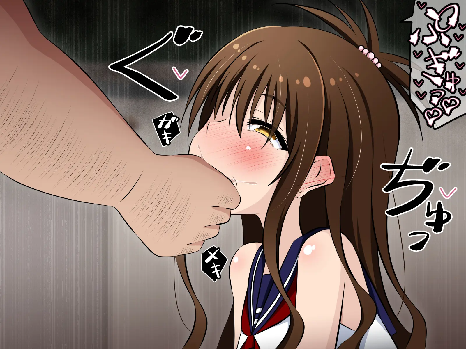 Mesugaki Hunt ~Sennou Sareta Mikan-Chan Ga Onii-Chan No Me No Mae De Otona Chinpo Ni Kowasareru Ohanashi~